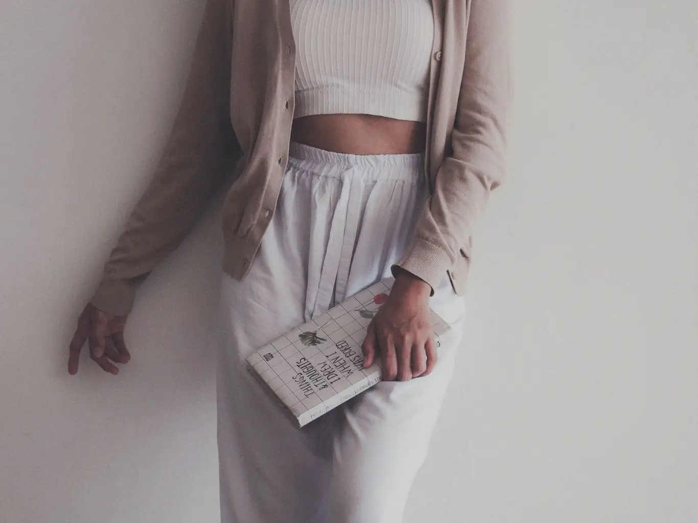 Coordinated sleeve, pouch and bookmark in one fabric