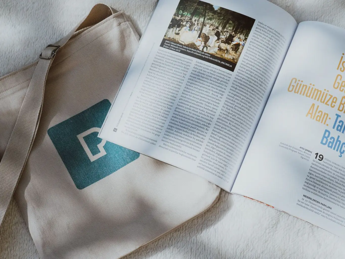 Book sleeve with matching bookmark in a gift box